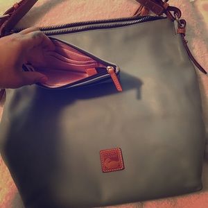 Authentic Dooney and Burke Lg Smooth Leather Bag